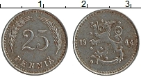 Продать Монеты Финляндия 25 пенни 1944 