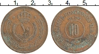 Продать Монеты Иордания 10 филс 1949 Бронза