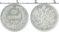 Продать Монеты Финляндия 25 пенни 1916 Серебро