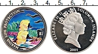 Продать Монеты Соломоновы острова 1 доллар 2001 