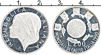 Продать Монеты Италия 200 лир 1990 Серебро