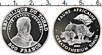 Продать Монеты Чад 500 франков 2001 