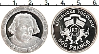 Продать Монеты Того 500 франков 2003 Серебро