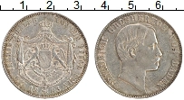 Продать Монеты Баден 1 талер 1862 Серебро