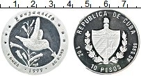 Продать Монеты Куба 10 песо 1999 Серебро