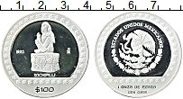 Продать Монеты Мексика 100 песо 1992 Серебро