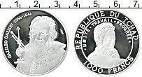 Продать Монеты Чад 1000 франков 1999 Серебро
