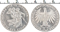 Продать Монеты ФРГ 10 марок 1972 Серебро
