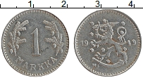 Продать Монеты Финляндия 1 марка 1949 Медно-никель