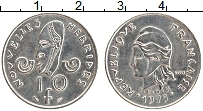 Продать Монеты Новые Гебриды 10 франков 1975 Медно-никель