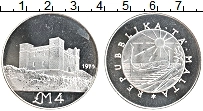 Продать Монеты Мальта 4 фунта 1975 Серебро