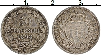 Продать Монеты Сан-Марино 50 сентим 1898 Серебро