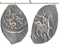 Продать Монеты 1462-1505 Иван III 1 деньга 1462 Серебро