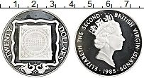 Продать Монеты Виргинские острова 20 долларов 1985 Серебро