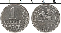 Продать Монеты Таджикистан 1 сомони 2011 Медно-никель