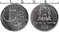 Продать Монеты Гаити 2 эскалин 2012 Медно-никель