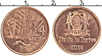 Продать Монеты Гаити 1/4 эскалин 2012 Бронза