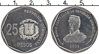 Продать Монеты Доминиканская республика 25 песо 2008 Медно-никель