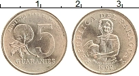 Продать Монеты Парагвай 5 гуарани 1992 Латунь