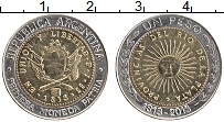 Продать Монеты Аргентина 1 песо 2013 Биметалл