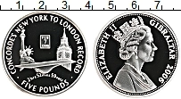 Продать Монеты Гибралтар 5 фунтов 2006 Серебро