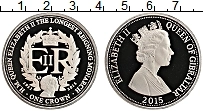 Продать Монеты Гибралтар 1 крона 2015 Медно-никель