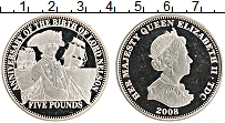 Продать Монеты Тристан-да-Кунья 5 фунтов 2008 Серебро