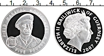 Продать Монеты Гернси 5 фунтов 2007 Серебро