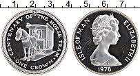 Продать Монеты Остров Мэн 1 крона 1976 Серебро