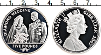Продать Монеты Гибралтар 5 фунтов 2007 Серебро