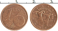 Продать Монеты Кипр 1 евроцент 2008 сталь с медным покрытием