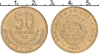 Продать Монеты Коста-Рика 50 колон 1997 Латунь