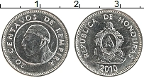 Продать Монеты Гондурас 20 сентаво 1991 Сталь покрытая никелем