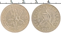 Продать Монеты Гватемала 50 сентаво 2001 Латунь