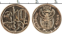 Продать Монеты ЮАР 10 центов 2008 сталь с медным покрытием