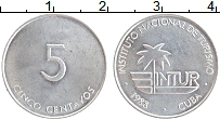 Продать Монеты Куба 5 сентаво 1988 Алюминий