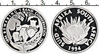 Продать Монеты ЮАР 1 ранд 1994 Серебро