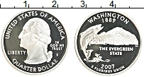 Продать Монеты США 1/4 доллара 2007 Серебро