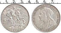 Продать Монеты Великобритания 1 крона 1900 Серебро