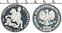 Продать Монеты Польша 200 злотых 1983 Серебро