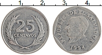 Продать Монеты Сальвадор 25 сентаво 1988 Медно-никель