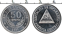 Продать Монеты Никарагуа 50 сентаво 1997 Сталь покрытая никелем
