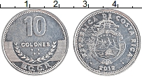 Продать Монеты Коста-Рика 10 колон 2012 Алюминий
