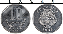 Продать Монеты Коста-Рика 10 колон 1985 Сталь