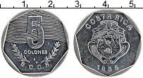 Продать Монеты Коста-Рика 5 колон 1985 Сталь