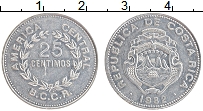 Продать Монеты Коста-Рика 25 сентим 1982 Алюминий
