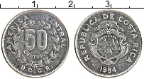 Продать Монеты Коста-Рика 50 сентим 1984 Медно-никель