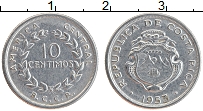 Продать Монеты Коста-Рика 10 сентим 1951 Медно-никель