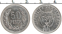 Продать Монеты Колумбия 50 песо 2008 Медно-никель