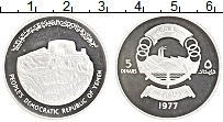 Продать Монеты Йемен 5 динар 1977 Серебро